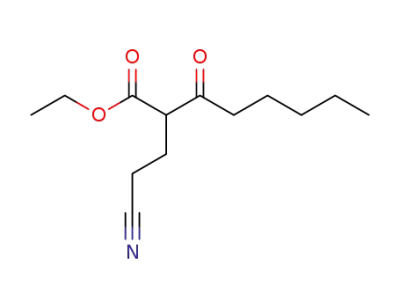 ethyl 2-(2-cyanoethyl)-3-oxooctanoate
